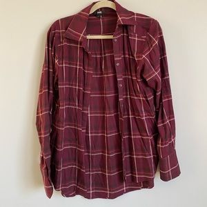 Light weight burgundy flannel by Paige (Nordstrom brand)